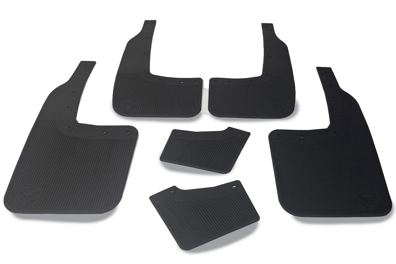 Ford Ranger 2023+ SPYDER Large Mudflaps (6 - Piece Set) for Extended Arches - Eagle 4x4