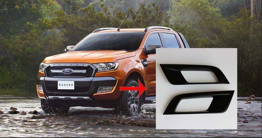 Ford Ranger Fog Light Surrounds 16+ (Wildtrak Square) - Eagle 4x4