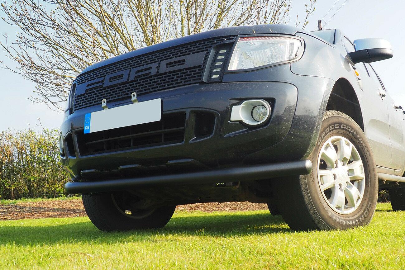 Ford Ranger T6 Black Spoiler Bar 70mm - Eagle 4x4
