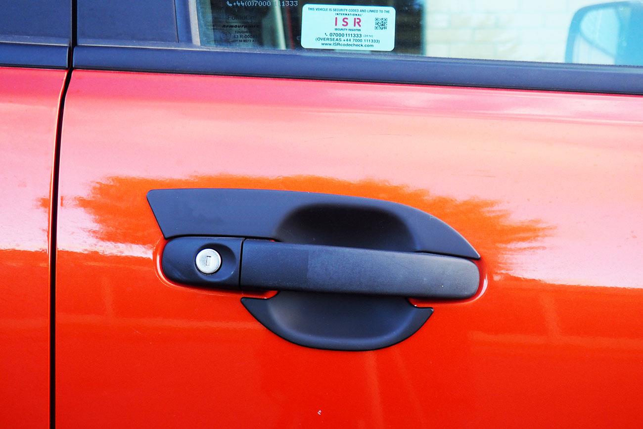 Ford Ranger T6 - Door Handle Inserts - Black - Set of 4 - Eagle 4x4