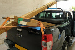 Ford Ranger T6 Eagle1 Hard Tri Fold Tonneau Cover - Fits with Ladder Rack - Eagle 4x4
