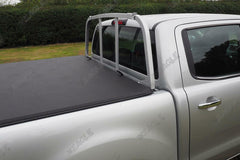 Ford Ranger T6 Eagle1 Soft Folding Tonneau Cover - With Ladder Rack - Eagle 4x4