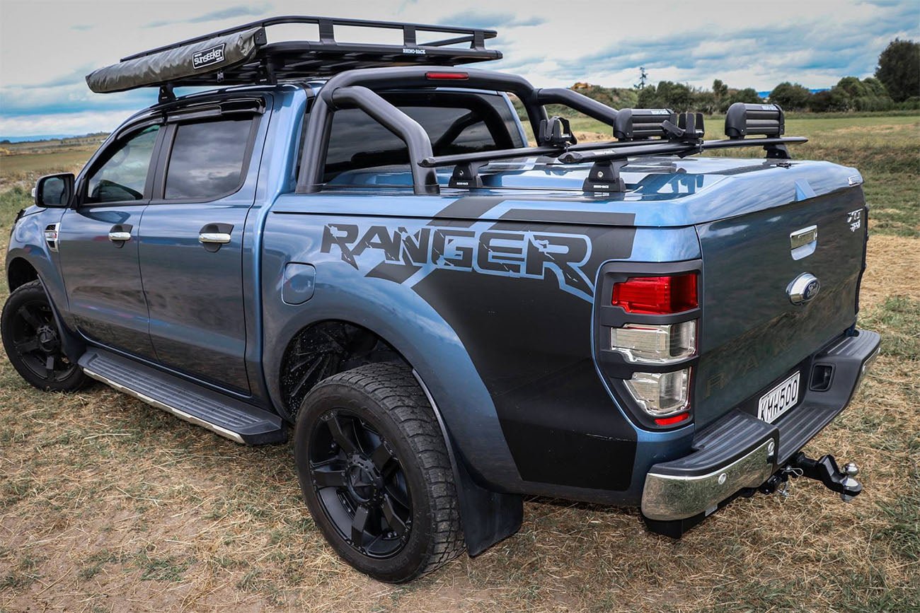Ford Ranger T6 Proform Sports Lid Tech2 Load Bed Cover - Eagle 4x4