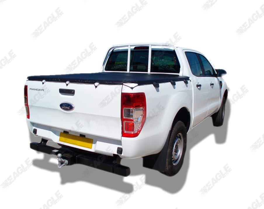 Ford Ranger T6 Soft Bungee Tonneau Cover - DOUBLE CAB - Eagle 4x4