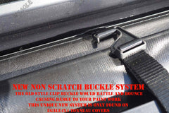 Ford Ranger T6 SUPER CAB Hawk Hard Tri Fold Tonneau Cover - Bed Cover - WITH LADDER RACK - Eagle 4x4
