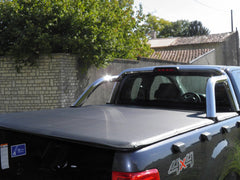 Ford Ranger T6 Super Cab - Soft Roll Up Tonneau Cover - Fits with OE Roll Bar - Eagle 4x4