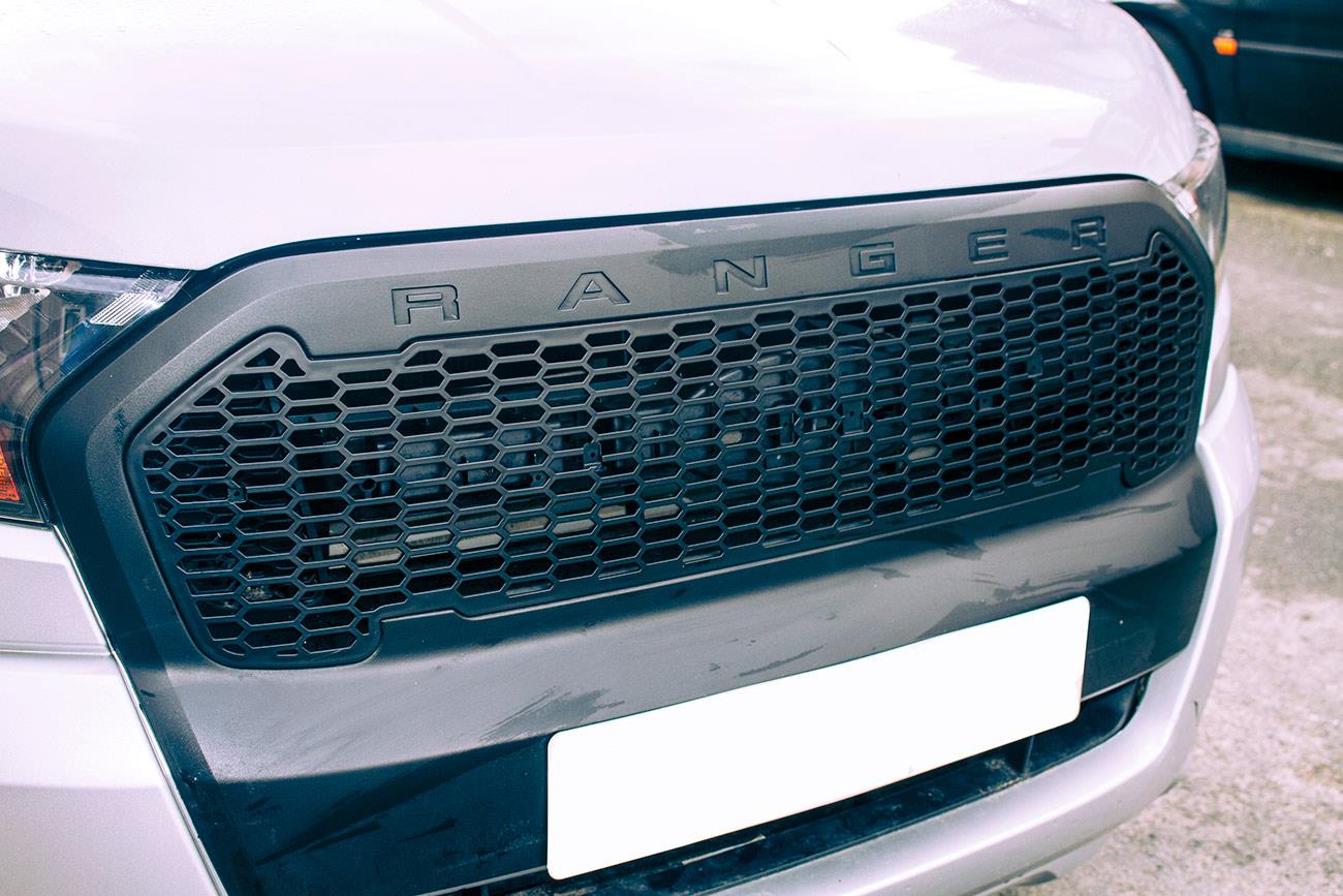 Ford Ranger T7 STEALTH Style MESH Grille - Black 2016+ - Eagle 4x4