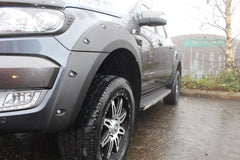 Ford Ranger T8 EGR Wheel Arch Extensions - Rivet Style - Eagle 4x4