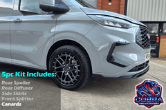 Ford Transit Custom 2024+ Cobra Body Kit (5pc) MATT Black (SWB) - Eagle 4x4