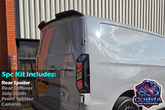 Ford Transit Custom 2024+ Cobra Body Kit (5pc) MATT Black (SWB) - Eagle 4x4