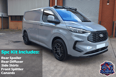 Ford Transit Custom 2024+ Cobra Body Kit (5pc) MATT Black (SWB) - Eagle 4x4