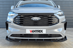 Ford Transit Custom 2024+ (EV/PHEV) VanTrix Front Canards - Gloss Black - Eagle 4x4