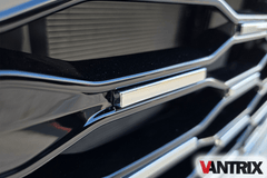 Ford Transit Custom 2024+ VanTrix Front Grille (Hex) - Black/Silver - Eagle 4x4