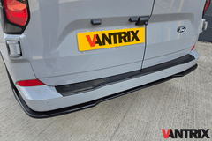 Ford Transit Custom 2024+ VanTrix Rear Diffuser (3pc) - Gloss Black - Eagle 4x4