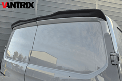 Ford Transit Custom 2024+ VanTrix Rear Spoiler (Barn Door) - Matt Black - Eagle 4x4