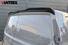 Ford Transit Custom 2024+ VanTrix Rear Spoiler (Barn Door) - Matt Black - Eagle 4x4