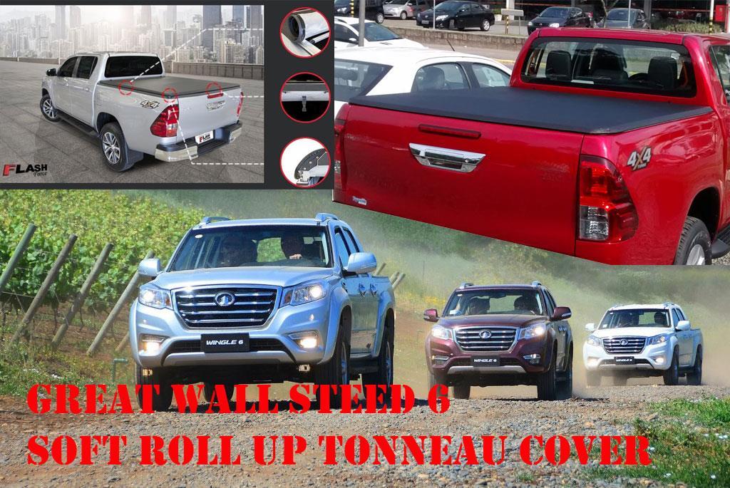Great Wall Steed 6 Soft Roll Up Tonneau Cover 2018+ - Eagle 4x4