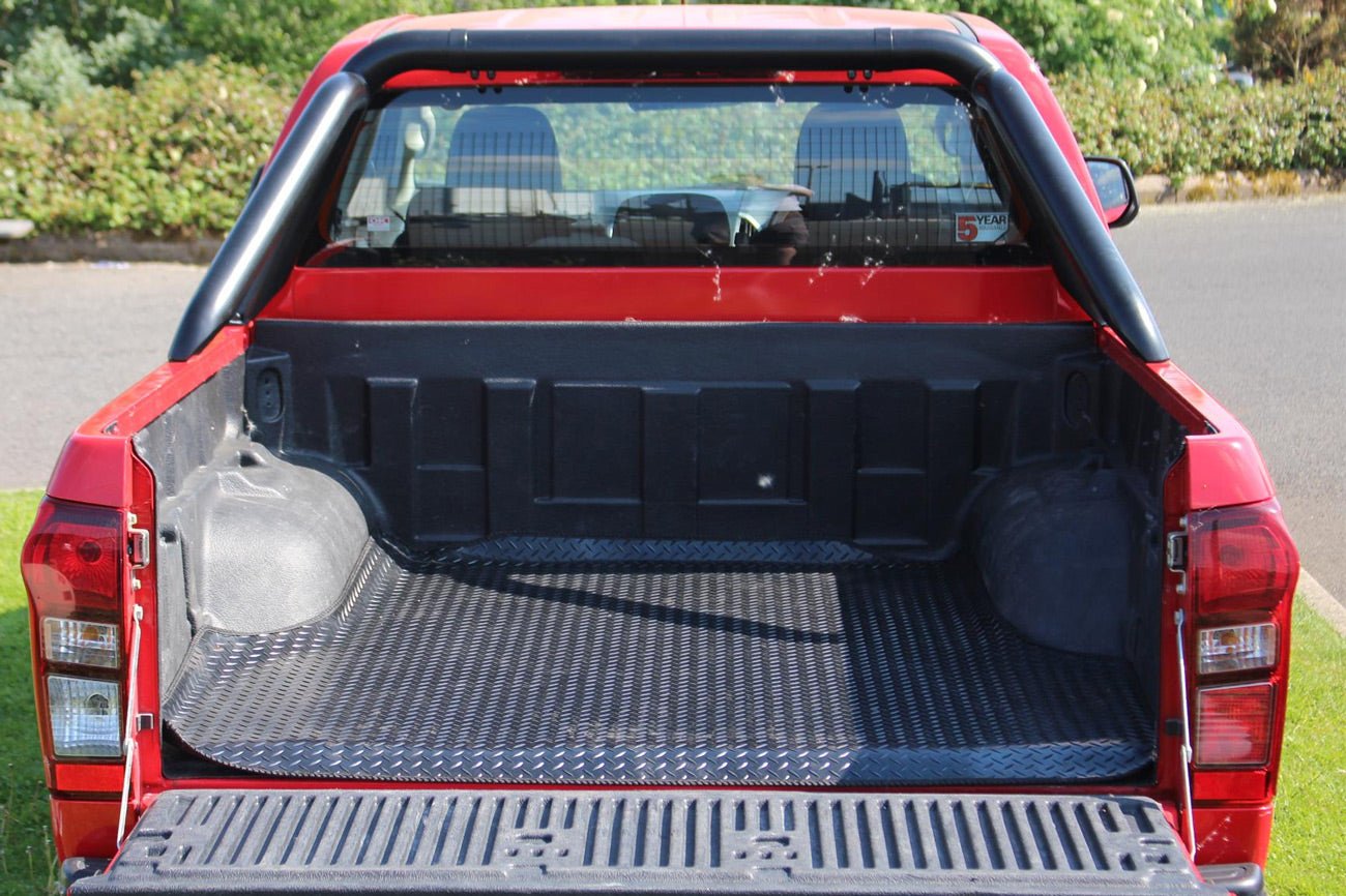 Isuzu D - Max 2012 - 2020 3mm Chequered Rubber Non Slip Load Bed Liner Mat (Dog mat) - No Bed Liner - Eagle 4x4