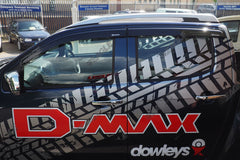 Isuzu D - Max 2012> Wind Deflectors - Set of 4 - Eagle 4x4