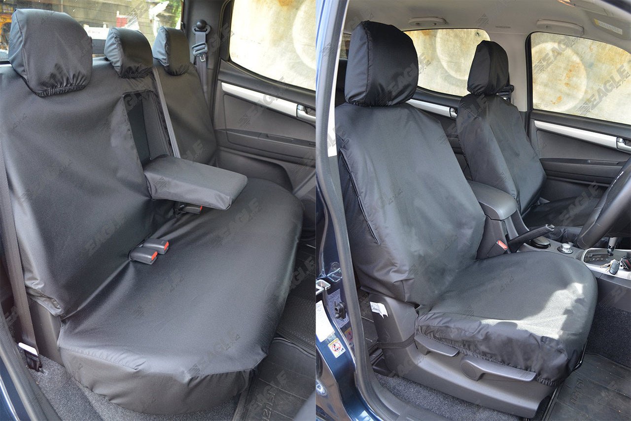 Isuzu D - Max Seat Covers - Eagle1 Tailored Fit - Rear Cover Only - Eagle 4x4