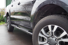 Isuzu D - Max SpeedWay Oval Side Steps Black - Eagle 4x4