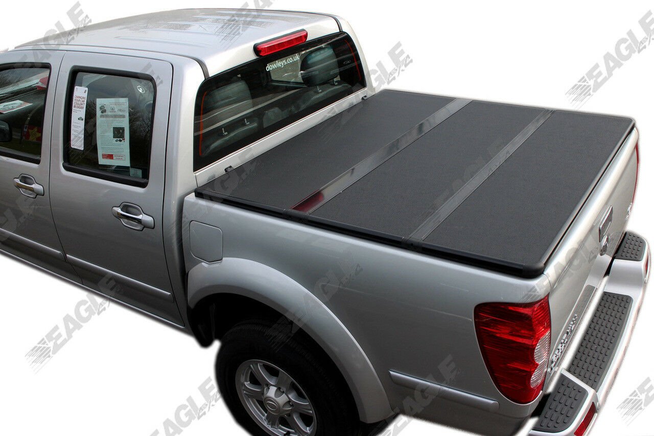 Isuzu Rodeo Eagle1 Hard Tri Fold Tonneau Cover - Eagle 4x4