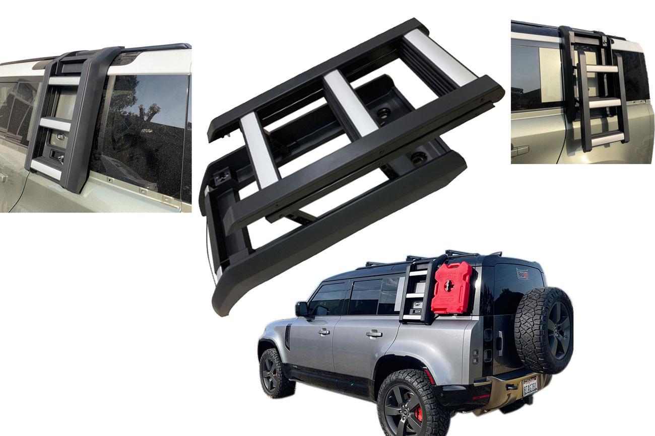 Land Rover Defender 2020+ Deployable Side Ladder Telescopic - Eagle 4x4