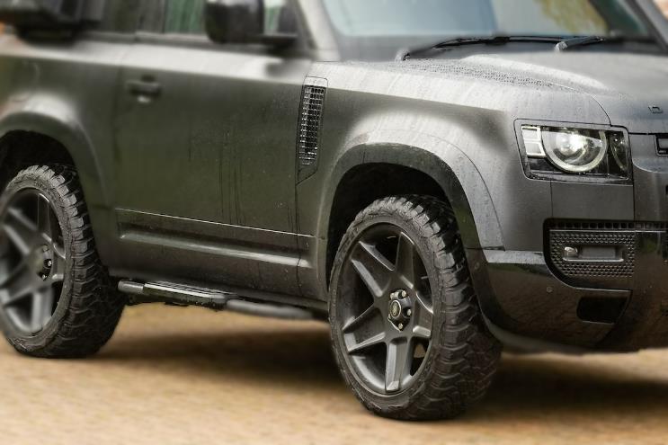 Land Rover Defender 90 - Side Steps - Black - Eagle 4x4