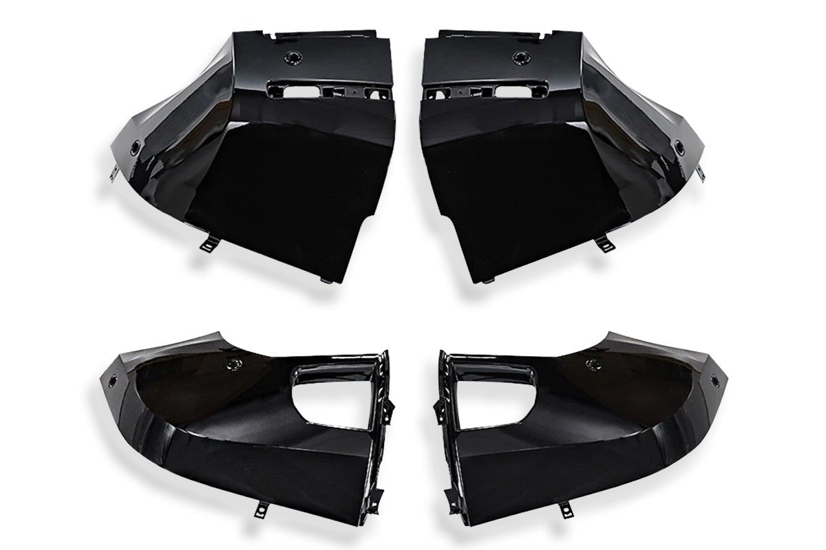Land Rover Defender 90/110 (L663) Gloss Black Corner Bumper Trims - Eagle 4x4