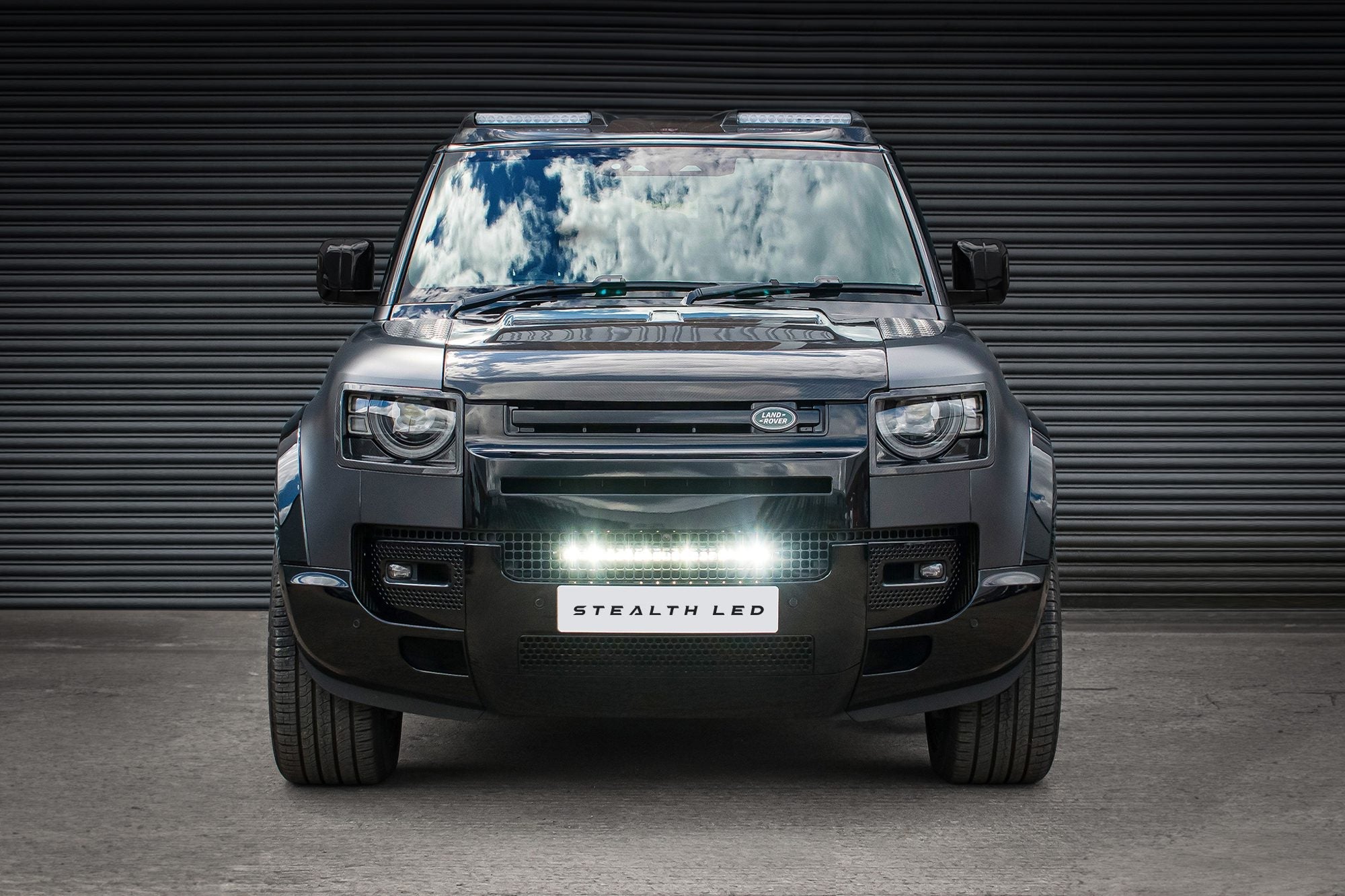 Land Rover Defender L663 2020+ Spyder Stealth 20 - inch Luminous LED Integration Grille Kit - Eagle 4x4