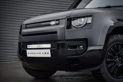 Land Rover Defender L663 2020+ Spyder Stealth 21 - inch LED External Integration Grille Kit - Eagle 4x4