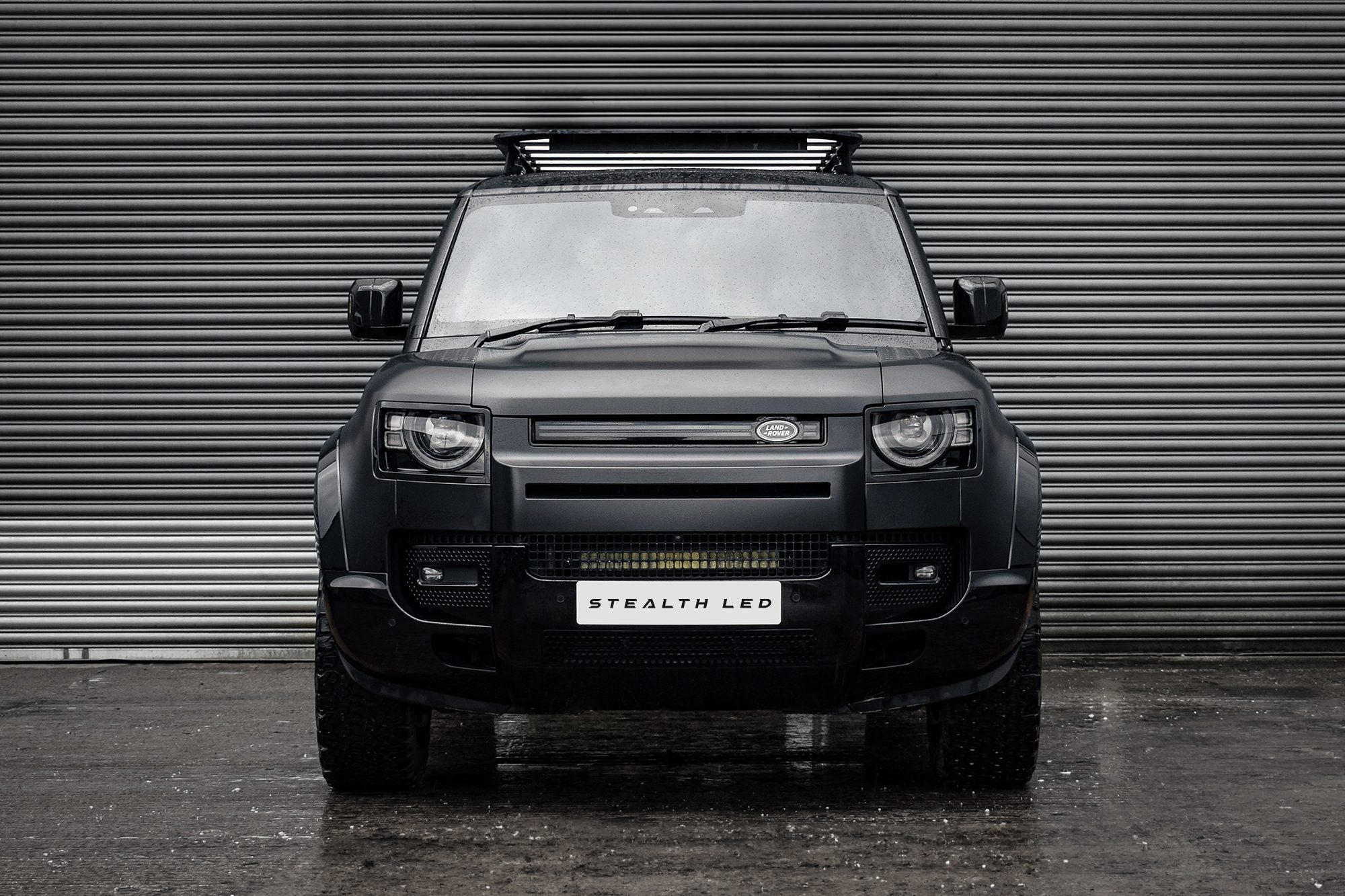 Land Rover Defender L663 2020+ Spyder Stealth 21 - inch Luminous LED Integration Grille Kit - Eagle 4x4