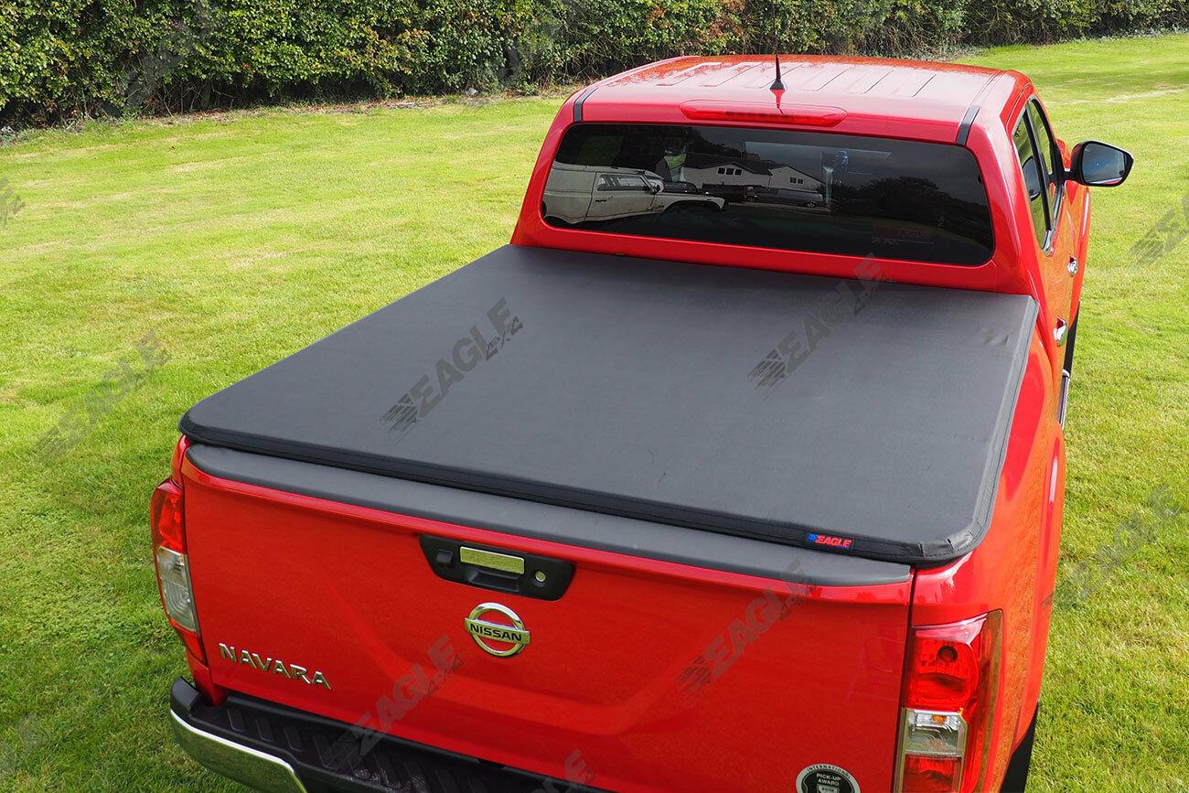 Mercedes X Class D/C Soft Folding Tonneau Cover - Tri Folding Bed Cover 2016> - Eagle 4x4