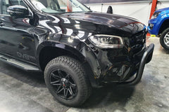 Mercedes X Class Fender Flare Wheel Arch Extensions - Rocky Style - Matte Black - Eagle 4x4