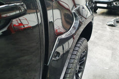 Mercedes X Class Fender Flare Wheel Arch Extensions - Rocky Style - Matte Black - Eagle 4x4