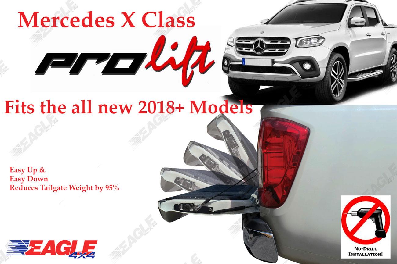 Mercedes X Class - Prolift Tailgate Assistant - Eagle 4x4