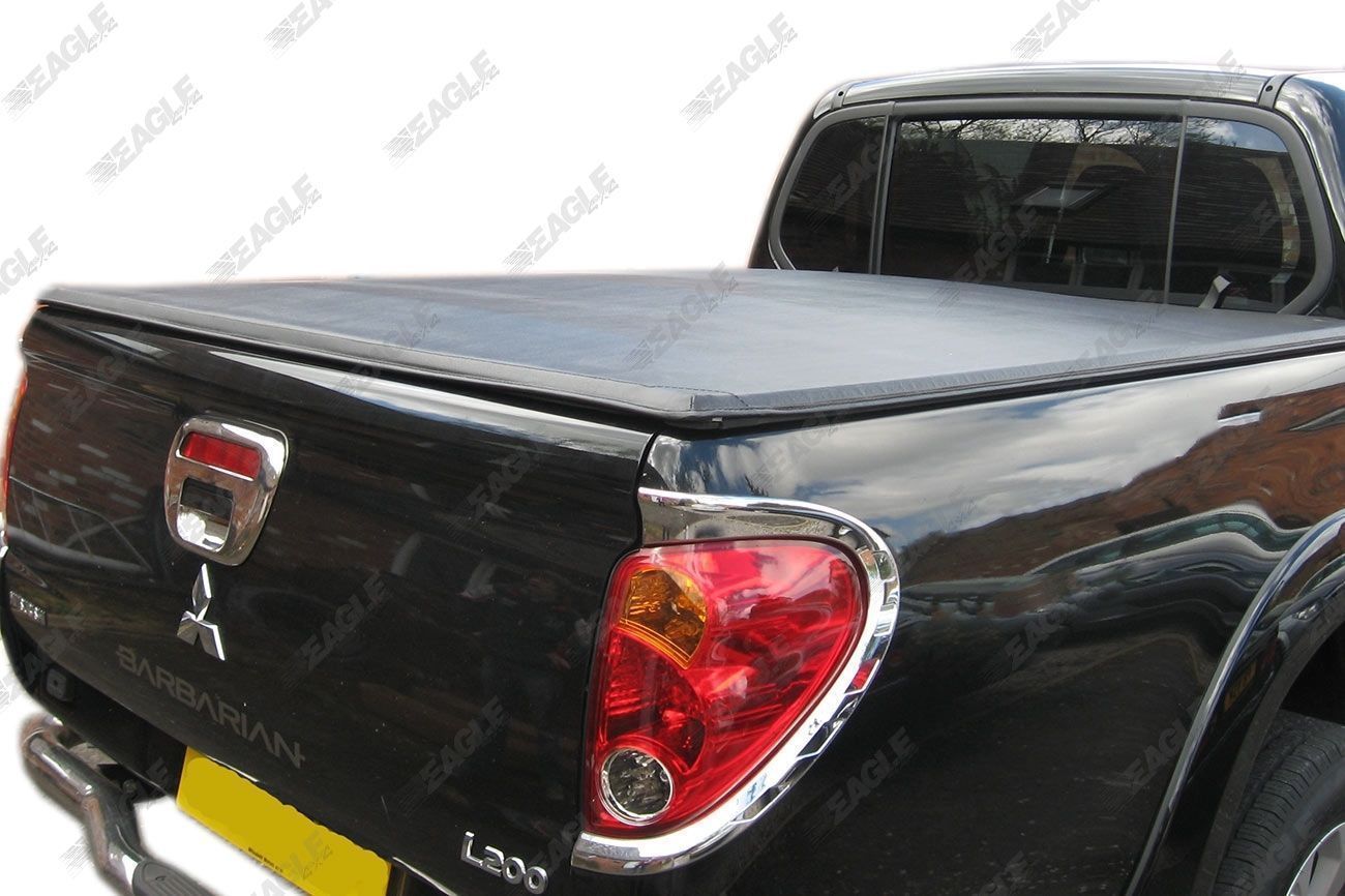 Mitsubishi L200 1999 - 2005 D/C Tonneau Cover - Eagle1 Soft Folding Bed Cover - Eagle 4x4