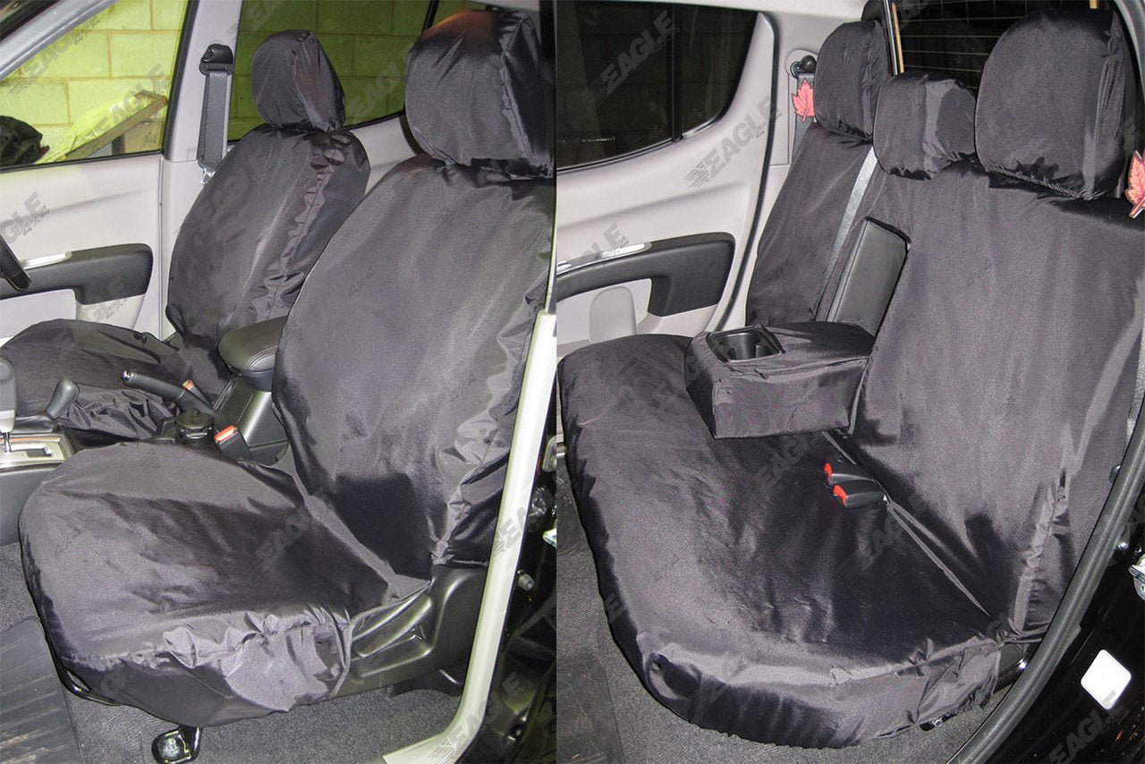 Mitsubishi L200 2006 - 2015 Seat Covers - Eagle1 Tailored Fit - Front Pair Only - Eagle 4x4