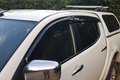 Mitsubishi L200 2006 - 2015 Wind Deflectors - Set of 4 - Eagle 4x4
