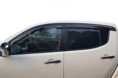 Mitsubishi L200 2006 - 2015 Wind Deflectors - Set of 4 - Eagle 4x4