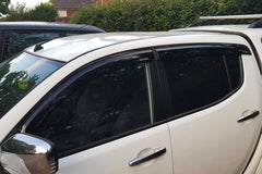 Mitsubishi L200 2006 - 2015 Wind Deflectors - Set of 4 - Eagle 4x4