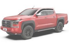 Mitsubishi L200 2026+ (Series 7) EGR Smoked Wind Deflectors (Set of 4) - Eagle 4x4