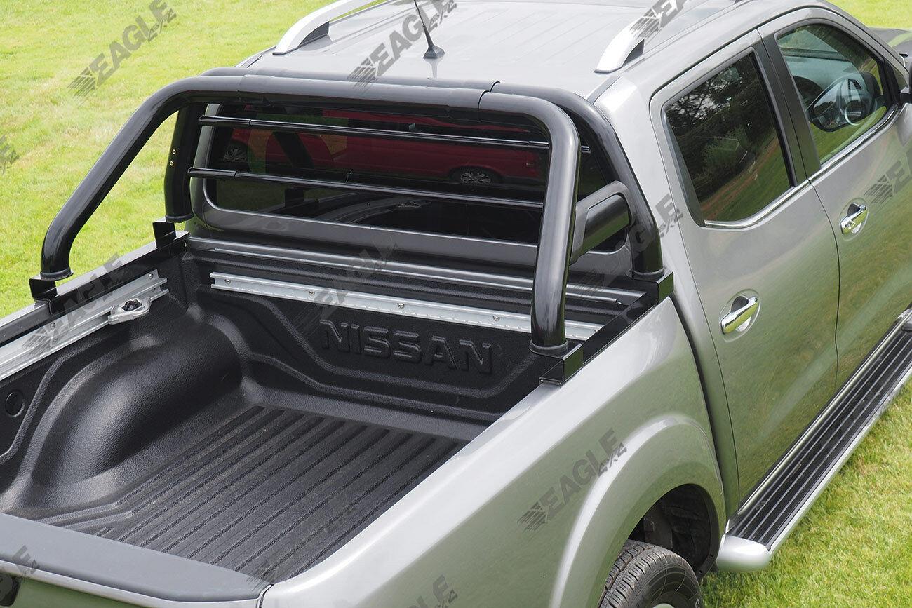 Mitsubishi L200 BLACK Roll Bar / Styling Bar BLACK 2006 - 2015 - Gloss Black - Eagle 4x4