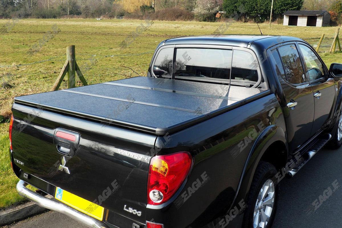 Mitsubishi L200 Long Bed Eagle1 Hard Tri Fold Tonneau Cover - Eagle 4x4
