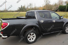Mitsubishi L200 (Long Bed) Hard Fold Tonneau Cover - Bed Cover - Eagle 4x4