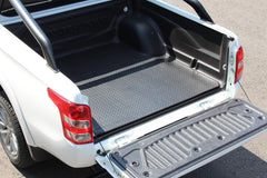 Mitsubishi L200 Series 5 3mm Chequered Rubber Non Slip Load Bed Liner Mat (Dog mat) - Eagle 4x4