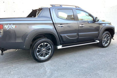 Mitsubishi L200 Series 6 2019+ Fender Flares Whhel Arch Extensions - Rocky Style - Eagle 4x4