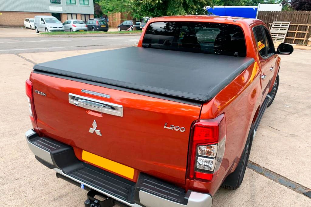 Mitsubishi L200 Series 6 Eagle1 Tri Soft Folding Tonneau Cover - Eagle 4x4