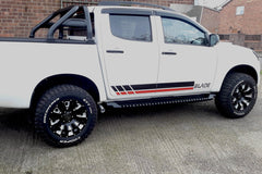 Mitsubishi L200 Series 6 FALCON V1 Side Steps 2019+ - Eagle 4x4