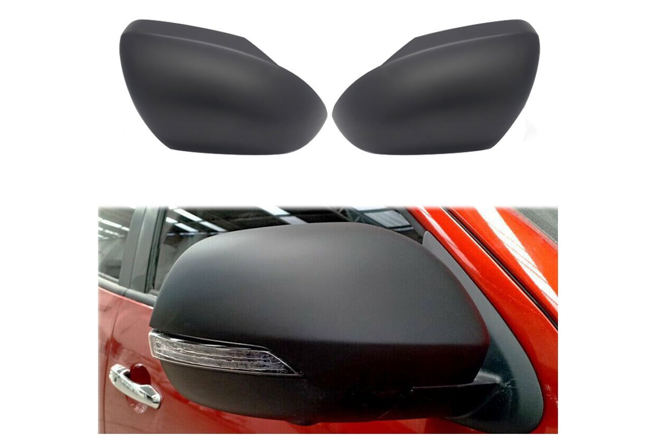 Mitsubishi L200 Series 6 Mirror Covers - Standard Black - Pair - Eagle 4x4